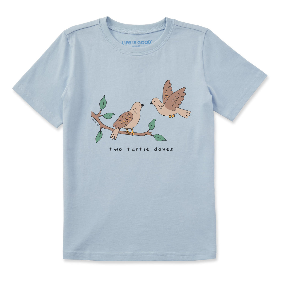 Kids Two Turtle Doves Branch Short Sleeve Crusher Tee product image 1