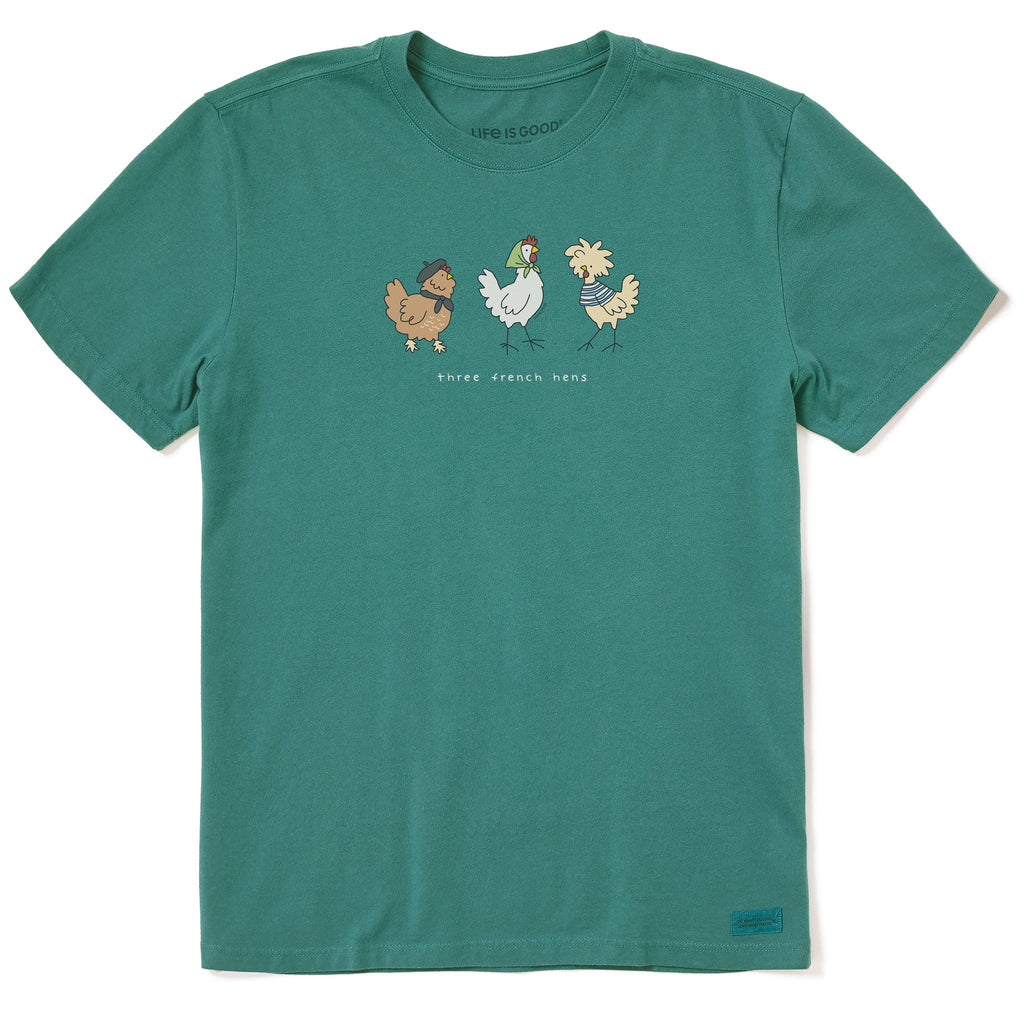 Men's Three French Hens Short Sleeve Crusher Tee product image 1