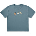 Women's Three French Hens Short Sleeve Crusher Boxy Tee product image 1