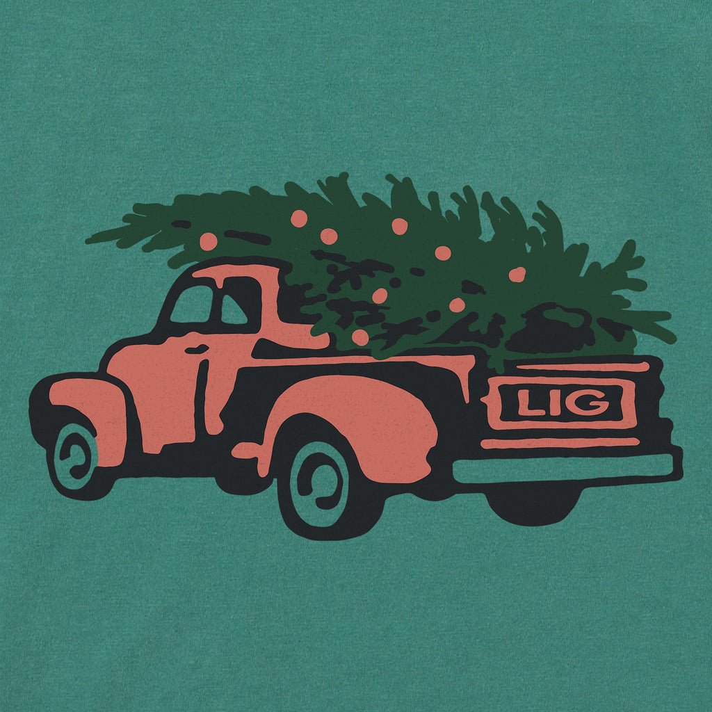 Men's Holiday Tree Truck Short Sleeve Crusher Tee product image 2