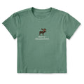 Women's Merry Christmas Moose Crusher-LITE Shrunken Tee