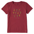 Women's Ten Lords A Leaping Short Sleeve Crusher Tee product image 1