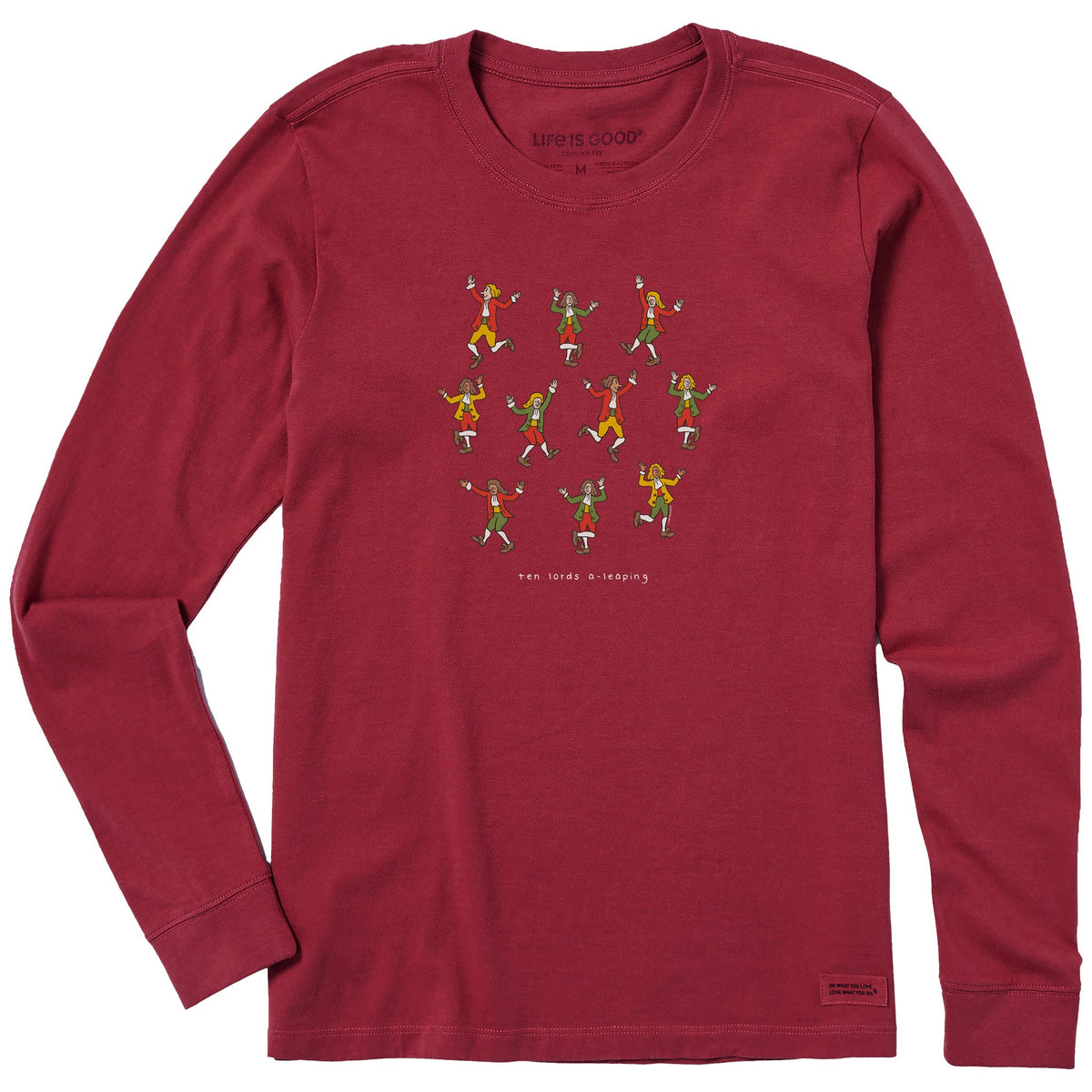 Women's Ten Lords A Leaping Long Sleeve Crusher Tee product image 1