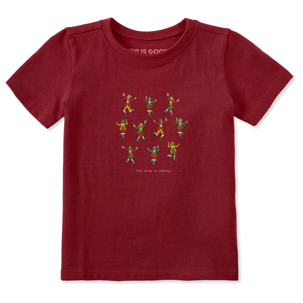 Toddler Ten Lords A Leaping Short Sleeve Crusher Tee product image 1