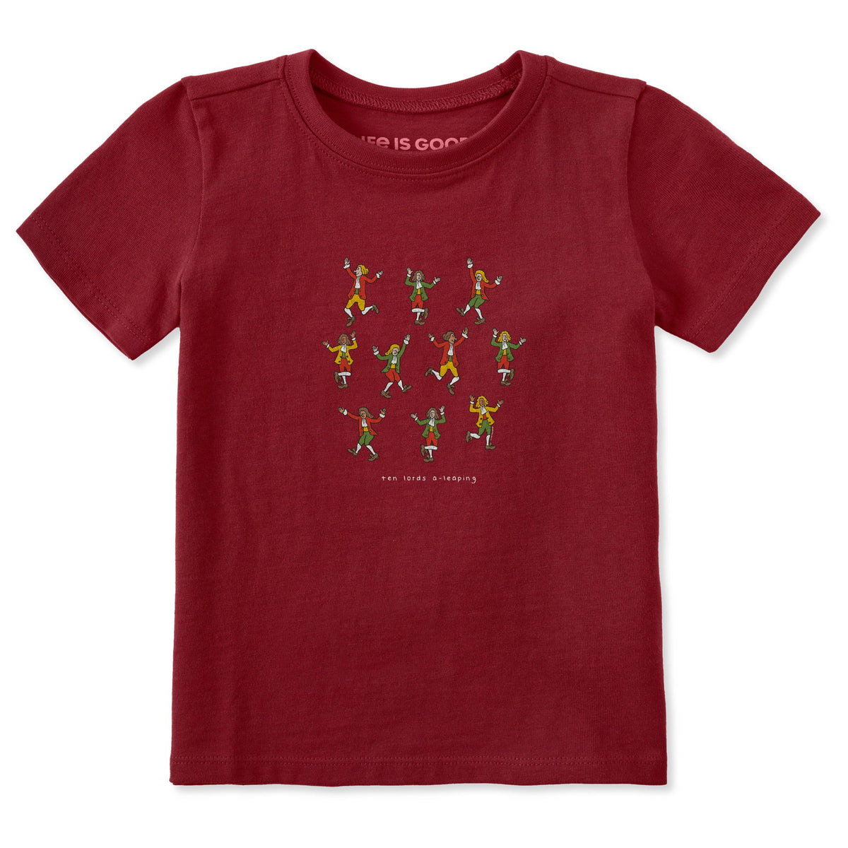 Toddler Ten Lords A Leaping Short Sleeve Crusher Tee product image 3