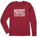 Women's Merry Everything Long Sleeve Crusher Tee product image 1