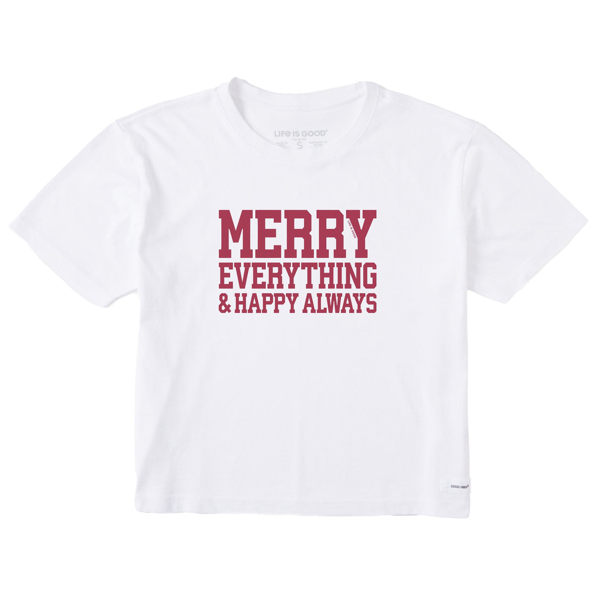 Women's Merry Everything Short Sleeve Crusher Boxy Tee product image 1