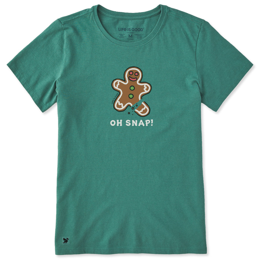Women's Oh Snap Gingerbread Short Sleeve Crusher Tee product image 1