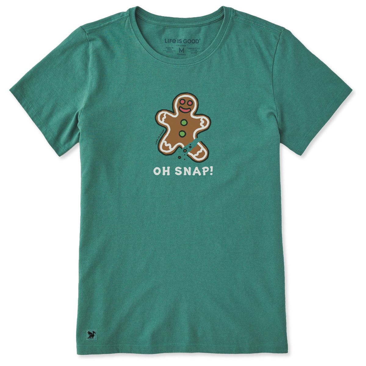 Women's Oh Snap Gingerbread Short Sleeve Crusher Tee product image 1