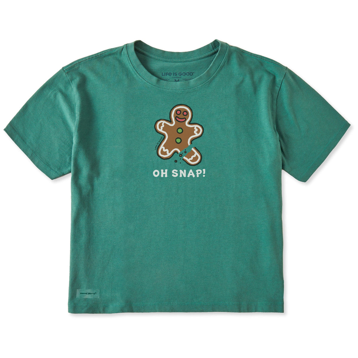 Women's Oh Snap Gingerbread Short Sleeve Crusher Boxy Tee product image 1