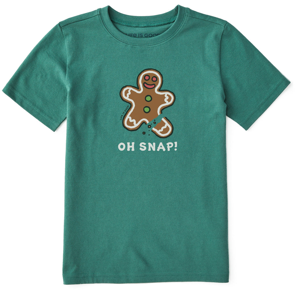 Kids Oh Snap Gingerbread Short Sleeve Crusher Tee product image 1