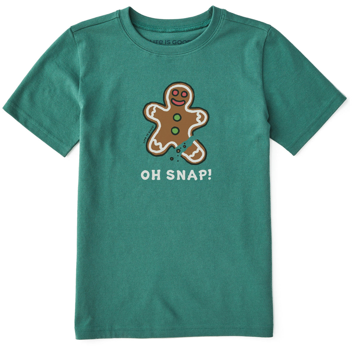 Kids Oh Snap Gingerbread Short Sleeve Crusher Tee product image 1