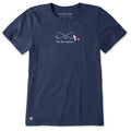 Women's Festive Tis the Hockey Season Short Sleeve Crusher Tee
