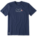 Men's Festive Tis the Hockey Season Short Sleeve Crusher Tee