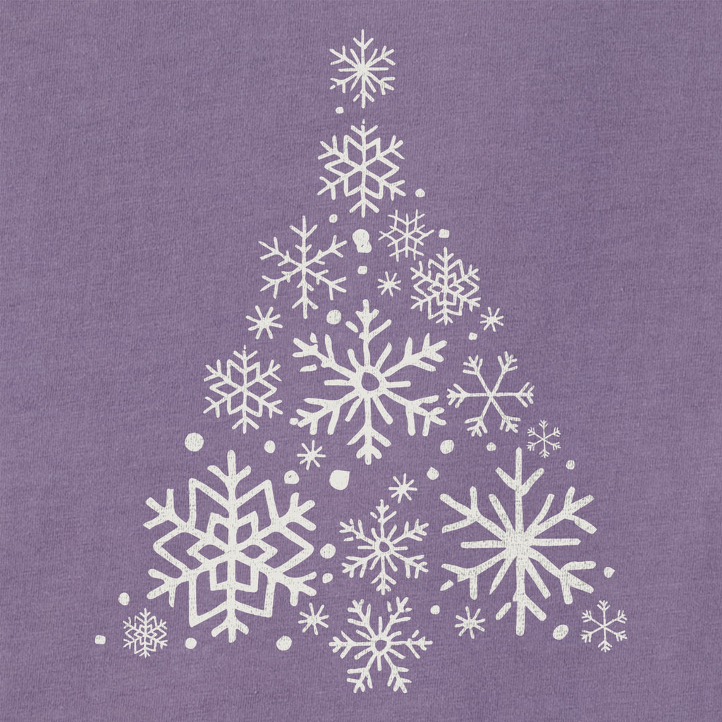 Women's Snowflake Tree Long Sleeve Crusher Vee product image 2