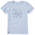 Women's Seven Swans Short Sleeve Crusher Tee product image 1