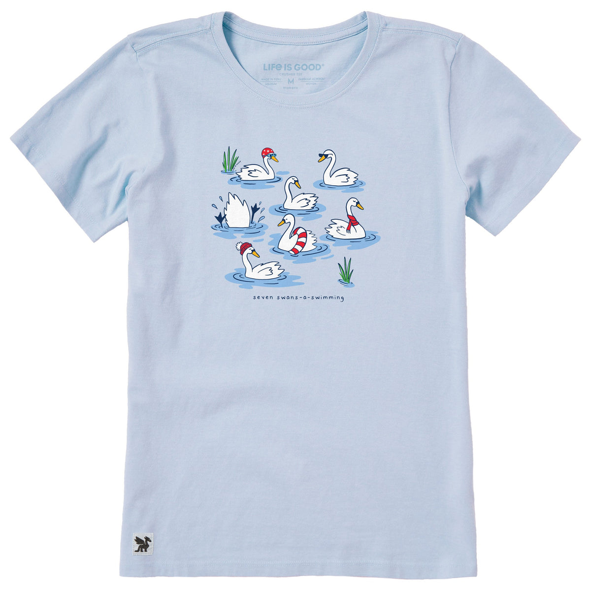 Women's Seven Swans Short Sleeve Crusher Tee product image 1