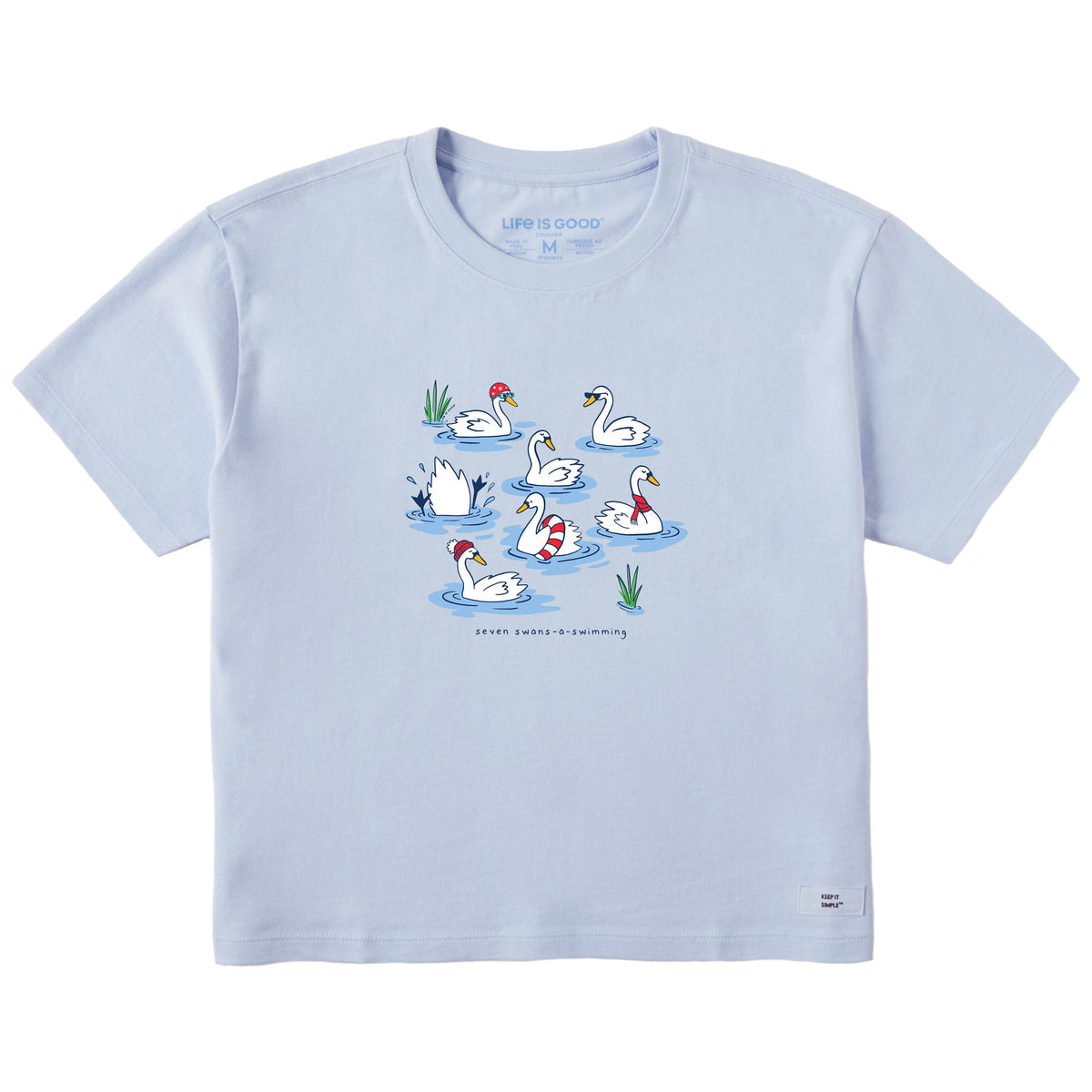 Women's Seven Swans Short Sleeve Crusher Boxy Tee product image 1