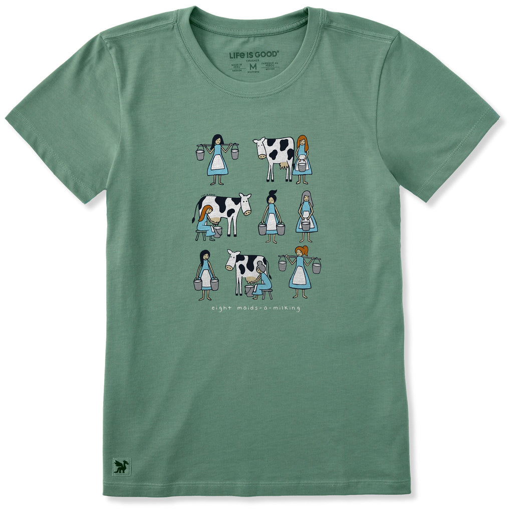 Women's Eight Maids Short Sleeve Crusher Tee product image 1
