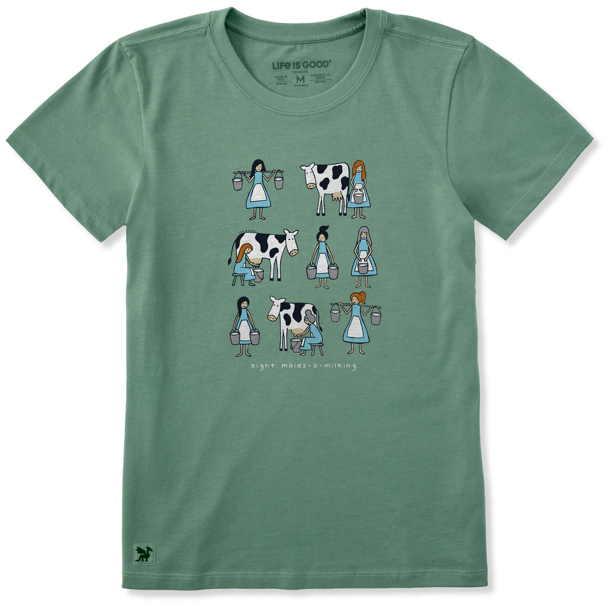 Women's Eight Maids Short Sleeve Crusher Tee product image 1