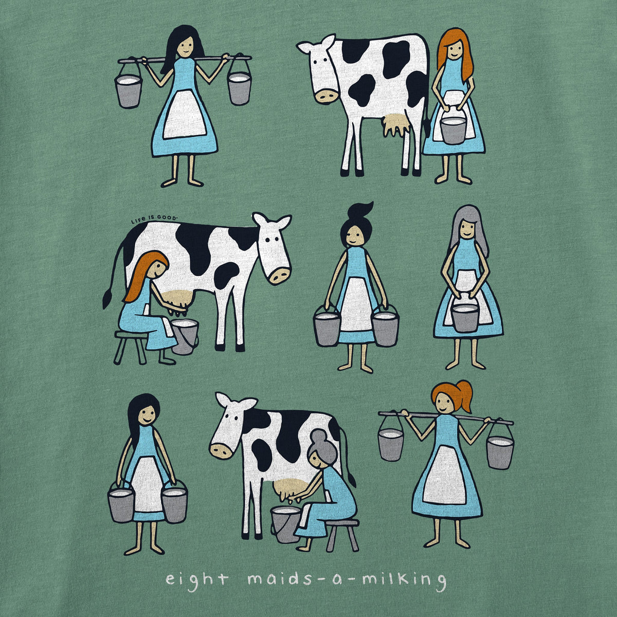 Women's Eight Maids Short Sleeve Crusher Tee product image 2