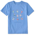 Kids Nine Ladies Dancing Short Sleeve Crusher Tee