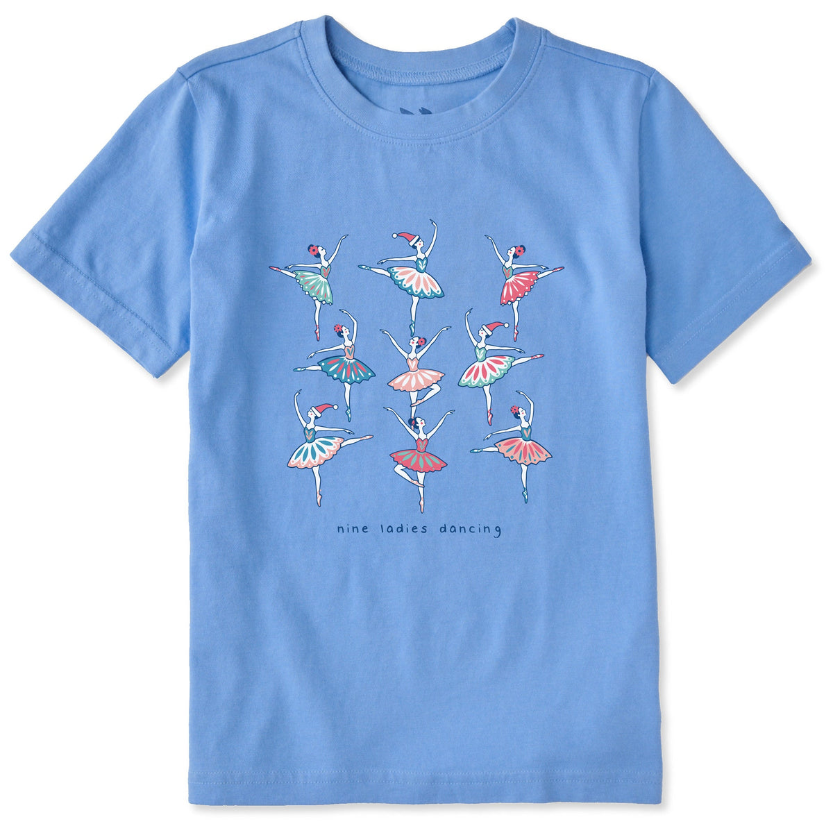 Kids Nine Ladies Dancing Short Sleeve Crusher Tee