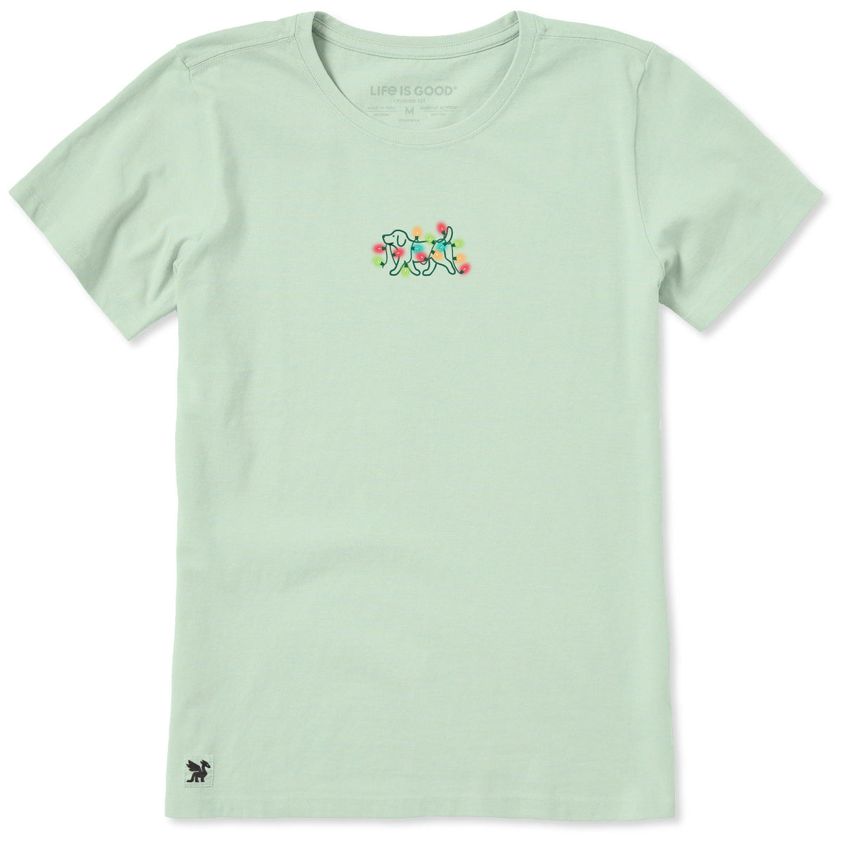 Women's Dog Christmas Bulbs Short Sleeve Crusher Tee product image 1