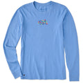 Women's Dog Christmas Bulbs Long Sleeve Crusher Tee product image 1