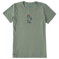 Women's Santa Bigfoot Short Sleeve Crusher Tee