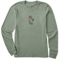 Women's Santa Bigfoot Long Sleeve Crusher Tee