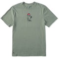 Men's Santa Bigfoot Short Sleeve Crusher Tee
