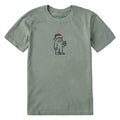 Kids Santa Bigfoot Short Sleeve Crusher Tee