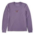 Women's Cat Christmas Bulbs Long Sleeve Crusher Tee product image 1
