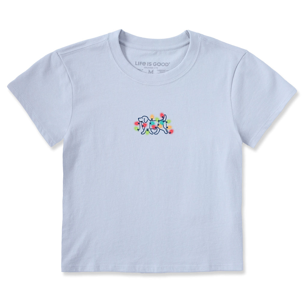 Women's Dog Christmas Bulbs Crusher-LITE Shrunken Tee product image 1