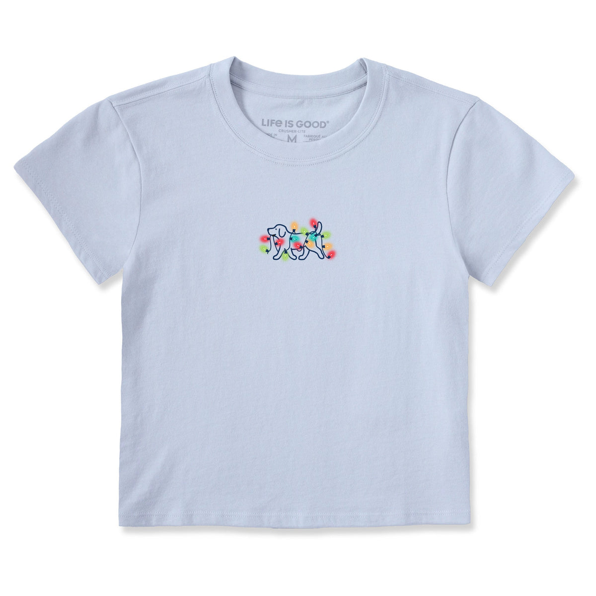 Women's Dog Christmas Bulbs Crusher-LITE Shrunken Tee product image 1