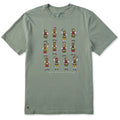 Men's Twelve Drummers Drumming Short Sleeve Crusher Tee