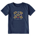 Toddler Five Golden Rings Short Sleeve Crusher Tee product image 1