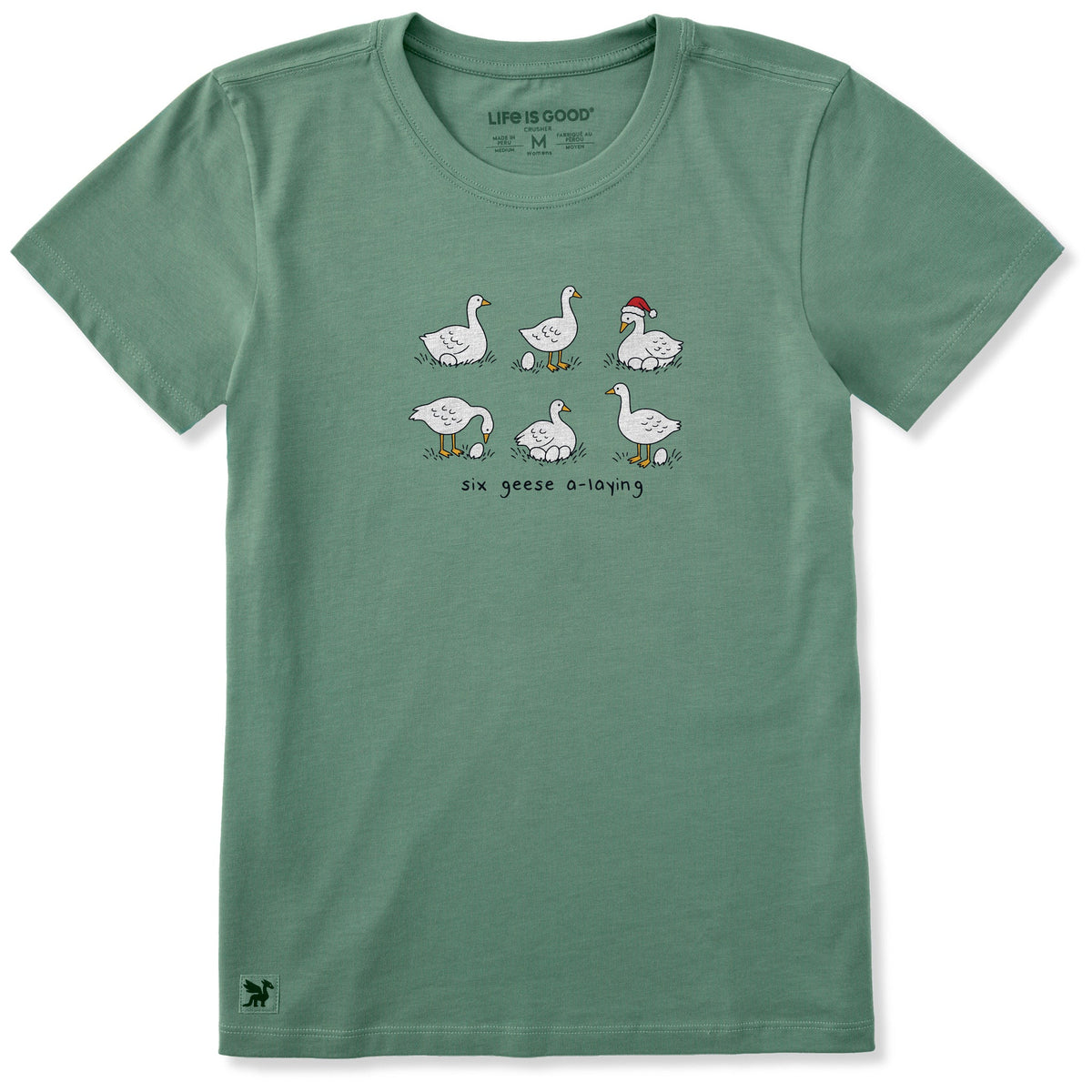 Women's Six Geese Short Sleeve Crusher Tee