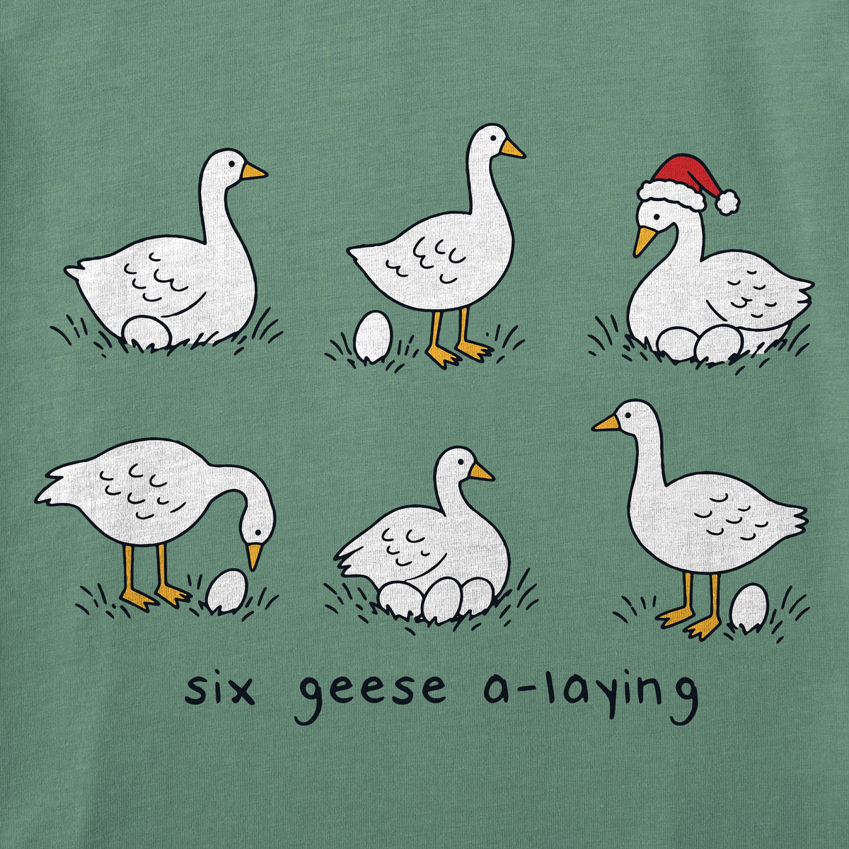 Women's Six Geese Short Sleeve Crusher Tee