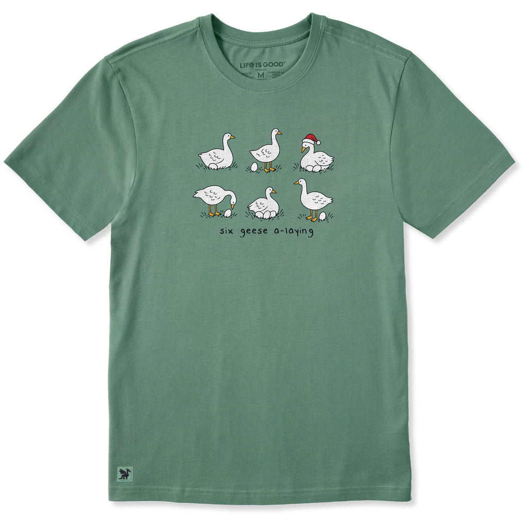 Men's Six Geese Short Sleeve Crusher Tee