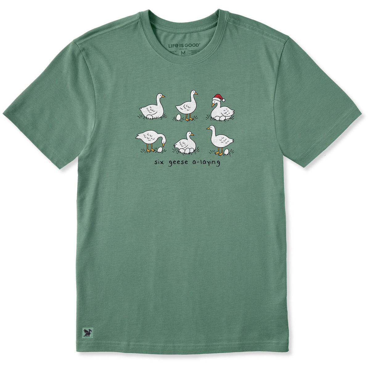 Men's Six Geese Short Sleeve Crusher Tee