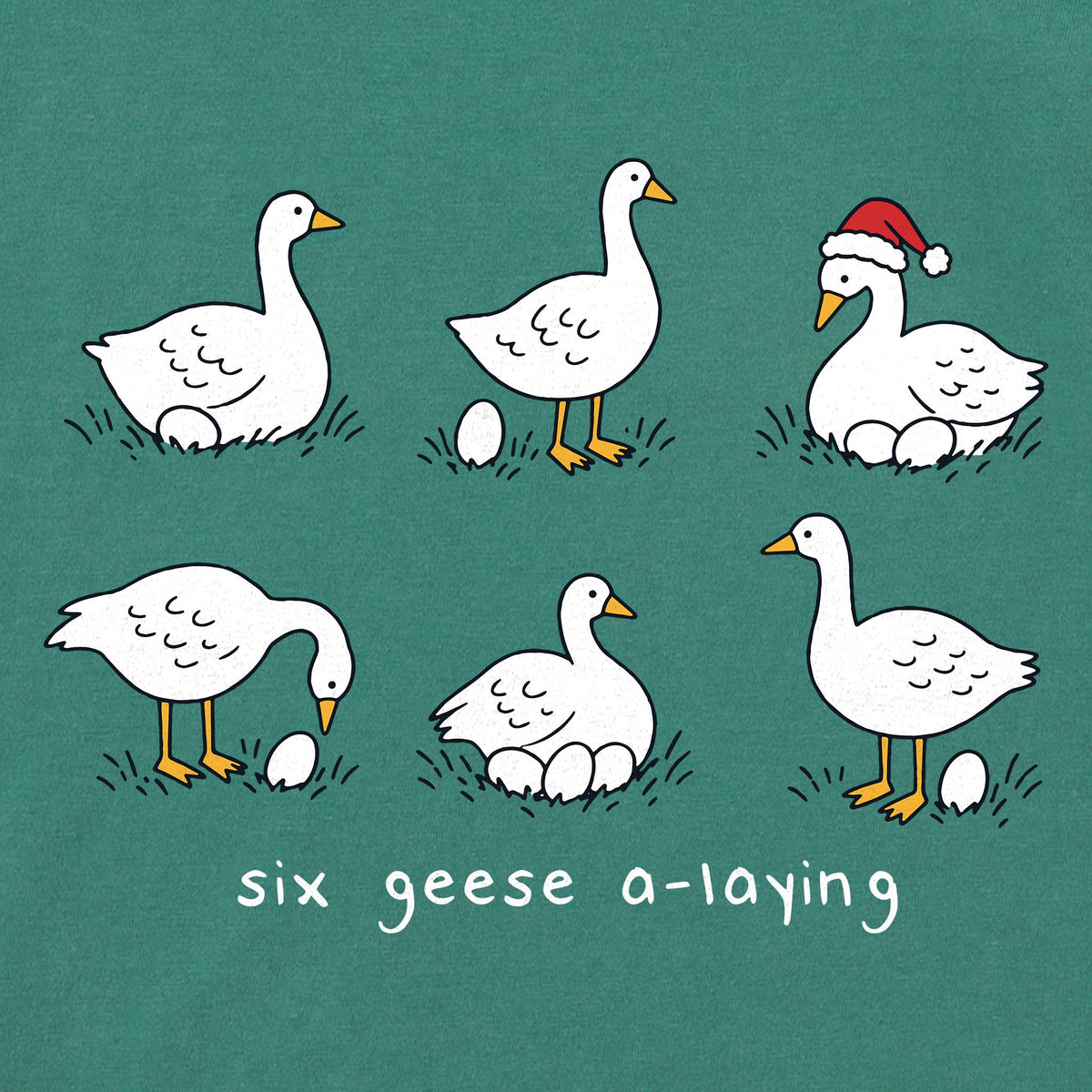 Kids Six Geese Short Sleeve Crusher Tee