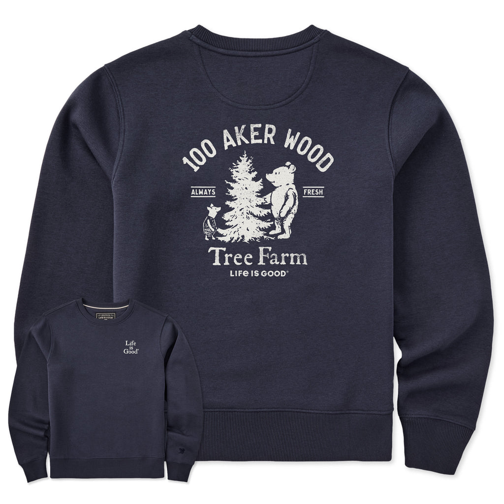 Women's Winnie 100 Aker Tree Farm Good Vibes Crew