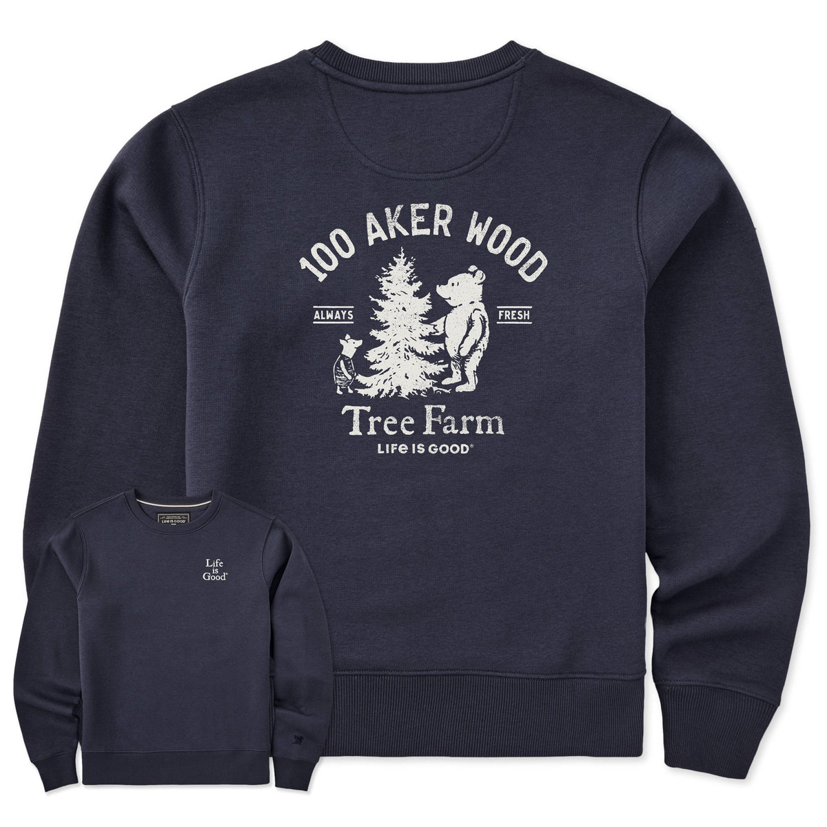 Women's Winnie 100 Aker Tree Farm Good Vibes Crew