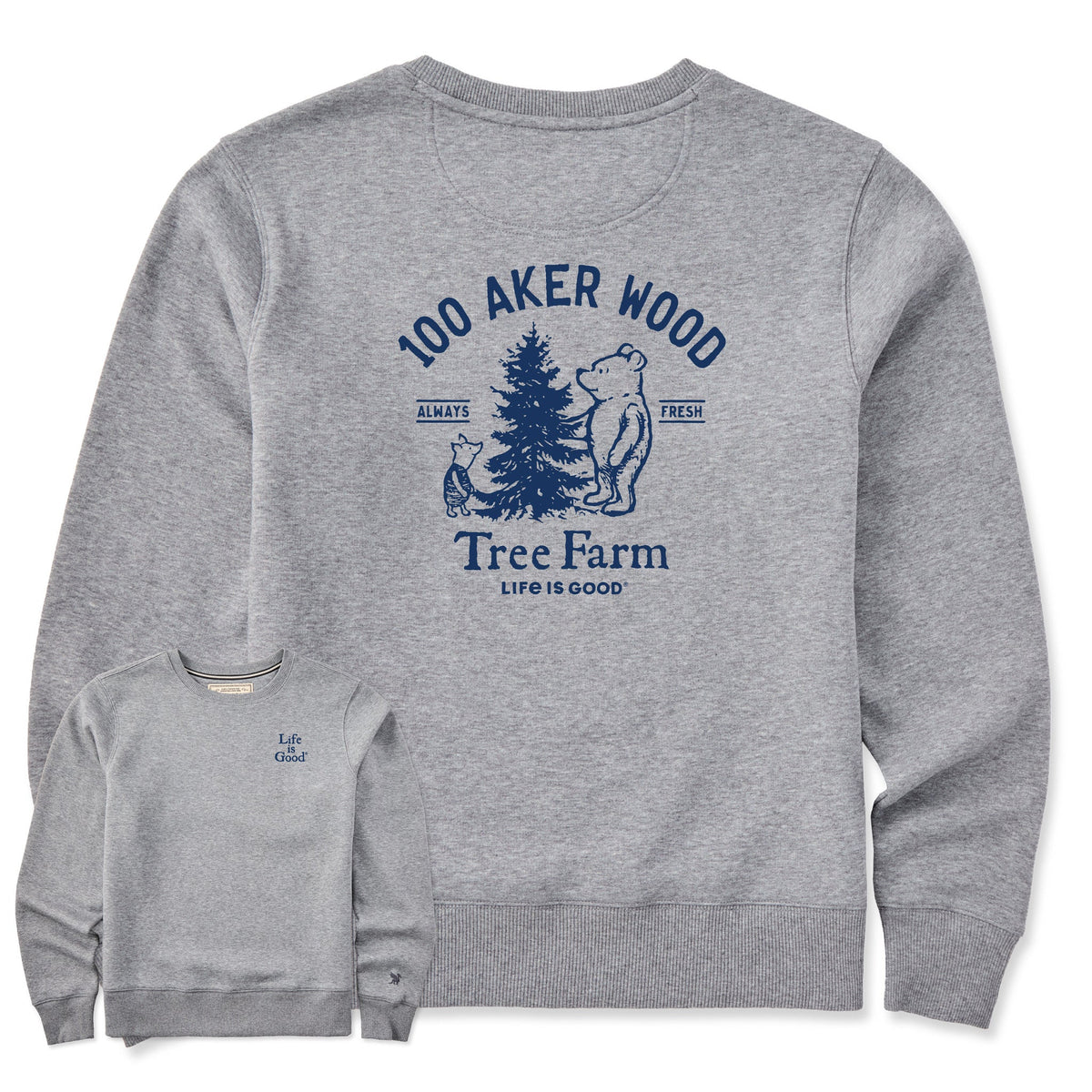 Women's Winnie 100 Aker Tree Farm Good Vibes Crew