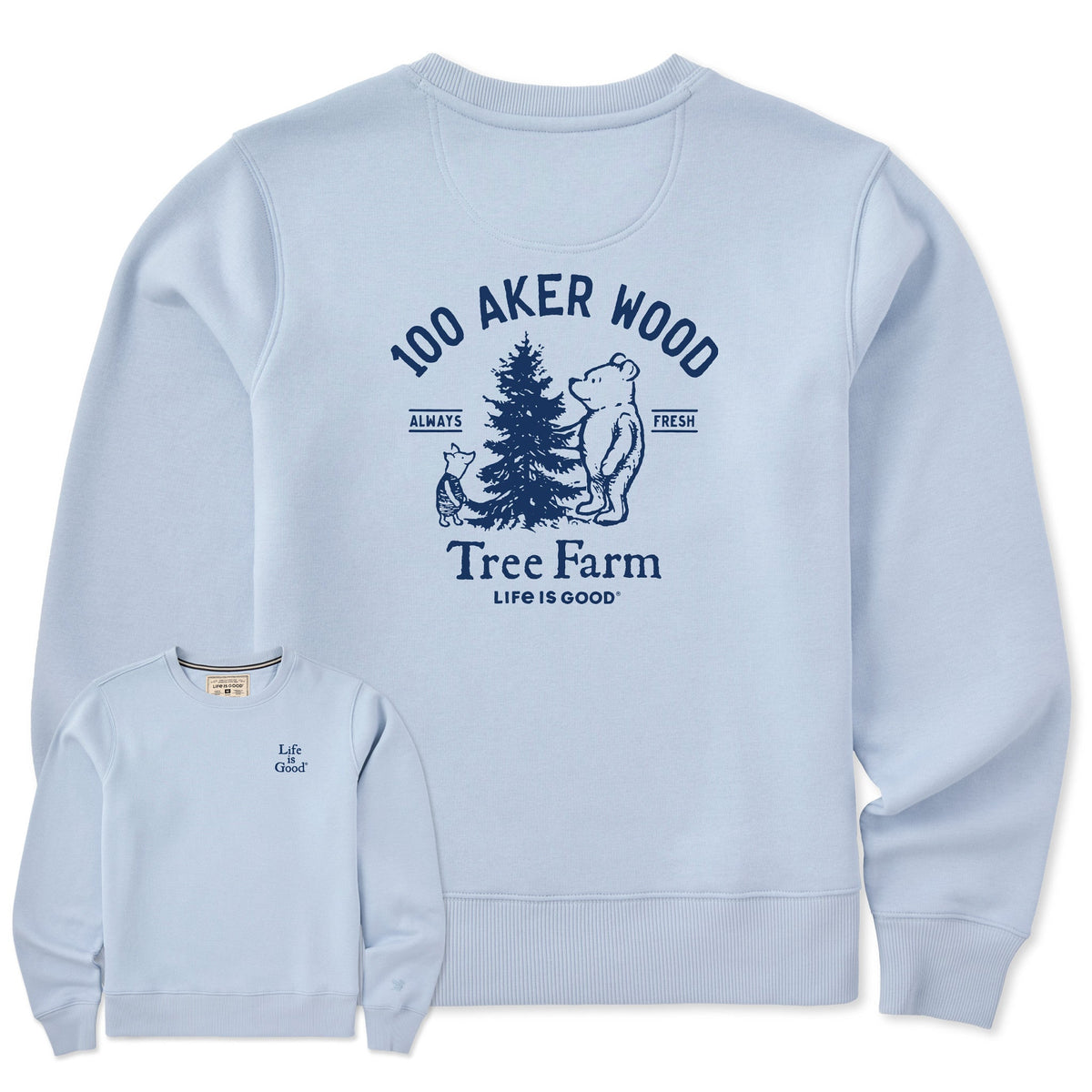 Women's Winnie 100 Aker Tree Farm Good Vibes Crew
