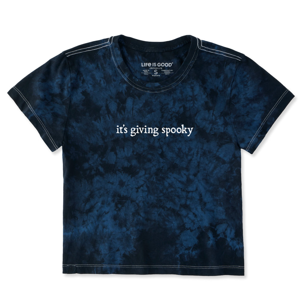 Women's It's Giving Spooky Crusher-LITE Shrunken Tie-Dye Tee product image 5