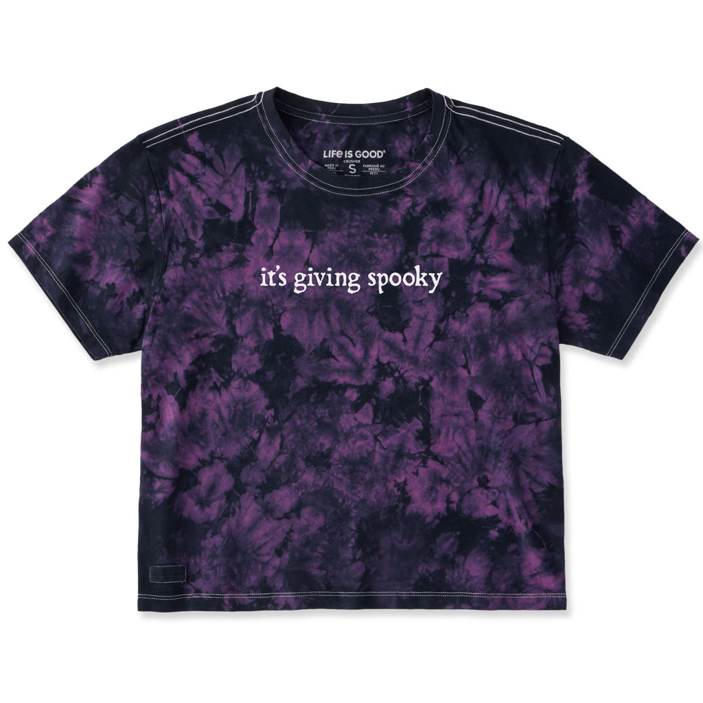 Women's It's Giving Spooky Short Sleeve Crusher Boxy product image 3